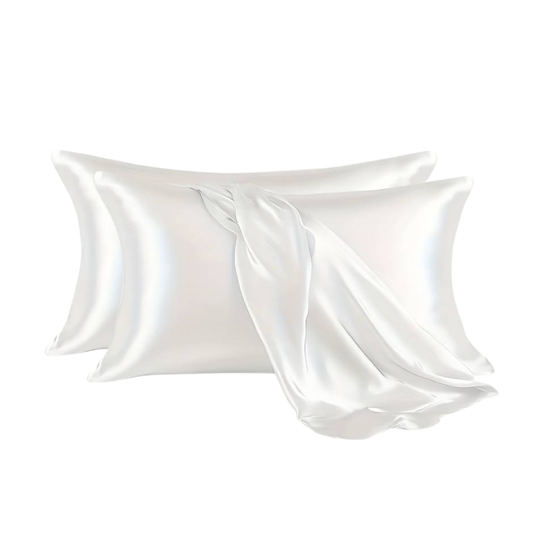 One pair of soft satin pillowcases included in the Winter Wonderland Gift Box for a luxurious sleep experience.